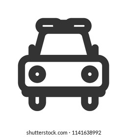 Car Siren Icon Vector line
