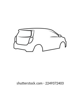 car skeleton icon vector illustration simple design