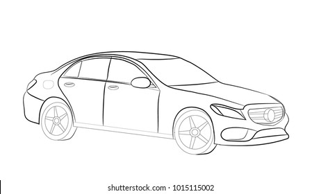 the car sketch 
