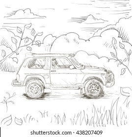 car sketch
