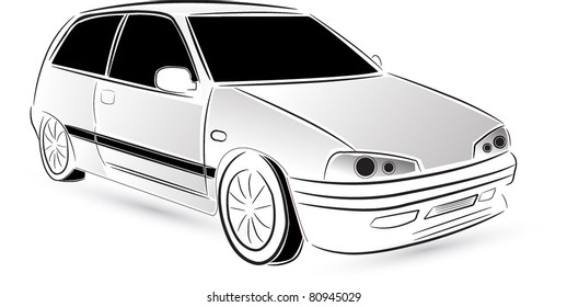 car sketch