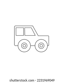 car sketch images for coloring materials, car sketches that are quite easy and simple