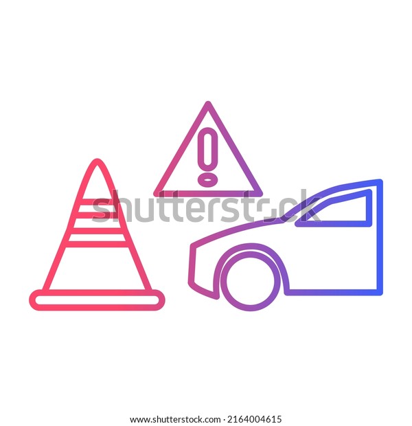 car smart sensing  icon
logo concept