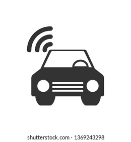 Car, smart vector icon. Security vector icon