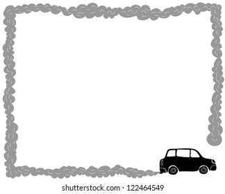 Car Smoke Border