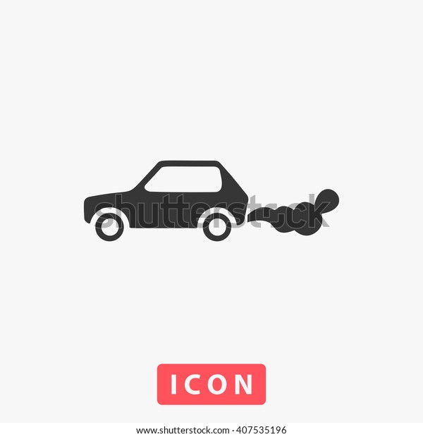 car smoke Icon.\
