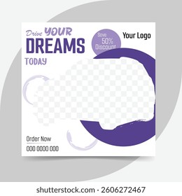 Car social media post Design