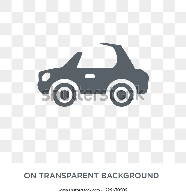 car soft top icon. car soft top design
concept from Car parts collection. Simple element vector
illustration on transparent
background.