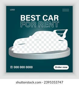 Diseño de publicaciones en medios sociales de coches