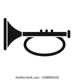 Car sound trumpet icon simple vector. Auto service. Motor repair