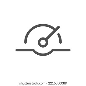 Car spare parts icon outline and linear vector.
