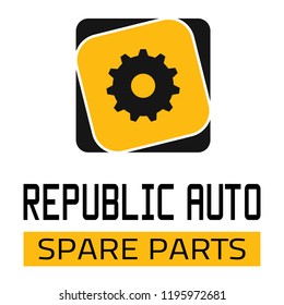 Car Spare Parts Logo "Republic Auto"