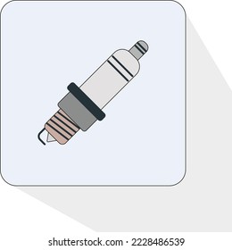 Auto-Zündkerze, kann für Icon verwendet werden