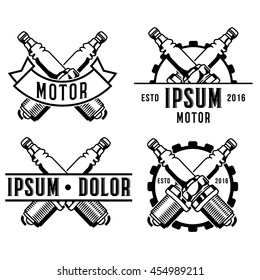 car spark plug emblem 