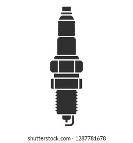 Car spark plug icon. Simple illustration of car spark plug vector icon for web design isolated on white background
