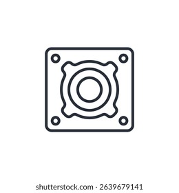 car speaker icon collection .design style with background