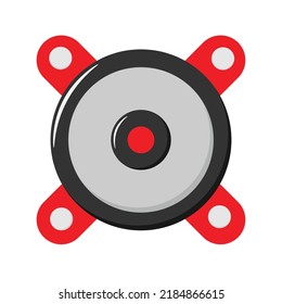 Car Speaker Icon. Subtable To Place On Car Service, Car, Etc.