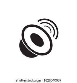 Car Speaker Icon Vector Illustration Flat Design.Speaker Collection