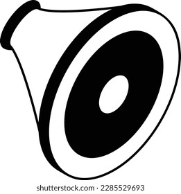 Car Speaker Vector Icon isometric Design, Motor Vehicle Service and automobile repair shop Symbol, Lorry spare parts Sign, automotive technician equipment , Vehicle Audio instrument Concept