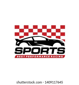 Car and Speed Automotive Logo Vector Illustration
