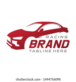 Car and Speed Automotive Logo Vector Illustration