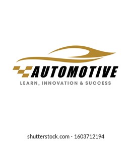 Car and Speed Automotive Logo Vector 