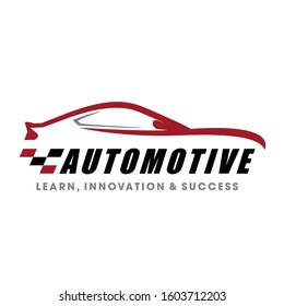 Car and Speed Automotive Logo Vector 