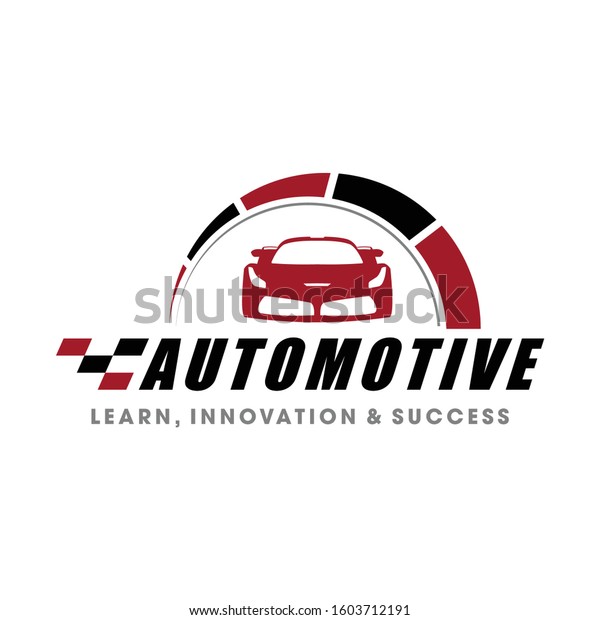Car and Speed\
Automotive Logo Vector 