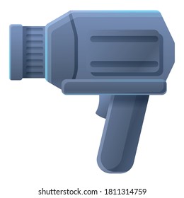 Car speed camcorder icon. Cartoon of car speed camcorder vector icon for web design isolated on white background