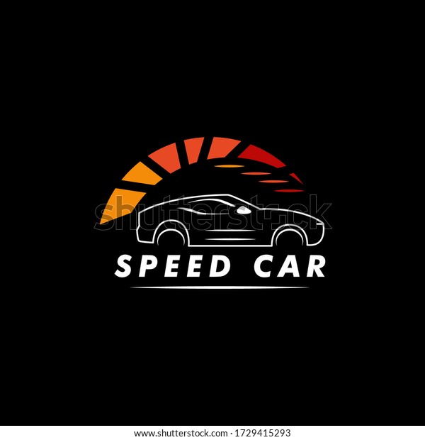 car speed fast logo design\
vector