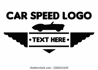Car Speed logo vector design