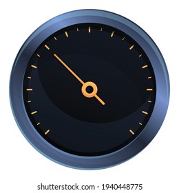 Car speedometer icon. Cartoon of Car speedometer vector icon for web design isolated on white background