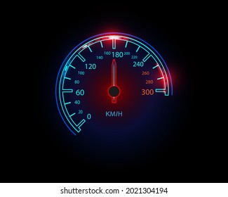 Car speedometer motion meter background 