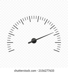 Car speedometer. Realistic car speedometer. Car dashboard. Car speed indicator icon. Isolated vector graphic EPS 10
