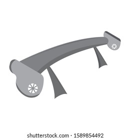 car Spoiler clip art design vector illustration image
