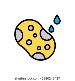Car Sponge Icon Vector Illustration