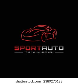 car sport auto car logo template