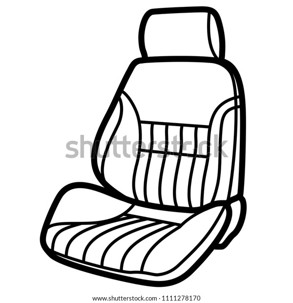 Car Sport Chair Stock Vector Royalty Free 1111278170