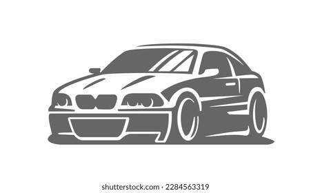 Car sport logo template illustration.