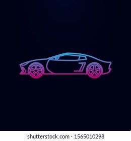 Car sport car nolan icon. Simple thin line, outline vector of generation icons for ui and ux, website or mobile application