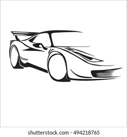 car sport vector