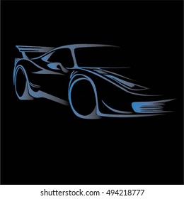 car sport vector