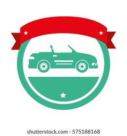 car sport vehicle icon