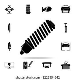 car spring icon. Cars service and repair parts icons universal set for web and mobile