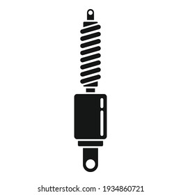 Car spring icon, simple style