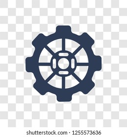 car sprocket icon. Trendy car sprocket logo concept on transparent background from car parts collection