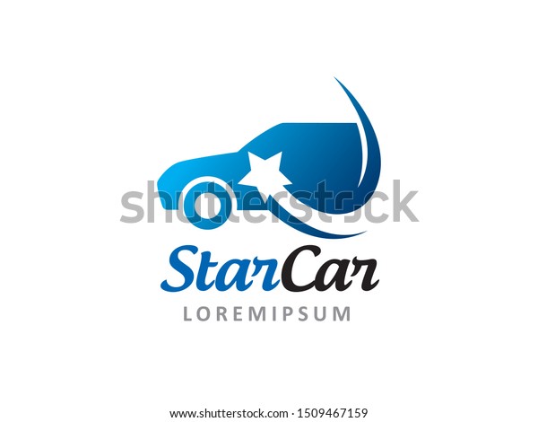 Car Star Logo Symbol Icon Template Stock Vector Royalty Free