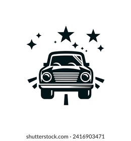 car star logo vector illustration template design