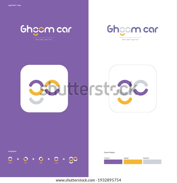 car start up venture logo\
design