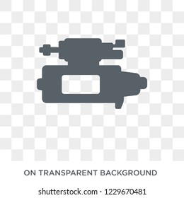 car starter icon. car starter design concept from Car parts collection. Simple element vector illustration on transparent background.